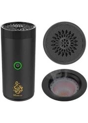 Aclix Rechargeable Bakhoor Incense Burner Black 14x7x7cm