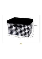 Decorative Storage Box For Clothes Households Etc Made With High Quality Oxford Material.