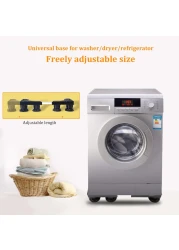 قاعدة للغسالة قابلة للتعديل بقاعدة 8 أقدام قابلة للتعديل للغسالة والنشافة والثلاجة من جينريك