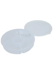 Alsaif Gallery 5 Compartment Plastic Nuts Box With Lid 2000ml