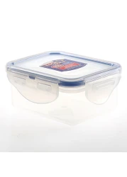 Lock &amp; LockAirtight Rectangular Food Container Clear/Blue 180ml