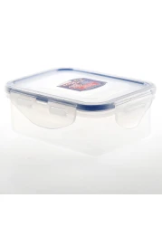 Lock &amp; Lock Classic Plastic Rectangular Food Container Clear/Blue 350ml