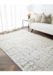 Conrad Sandy 150 x 80 cm Carpet Knot Home Designer Rug for Bedroom Living Dining Room Office Soft Non-slip Area Textile Decor