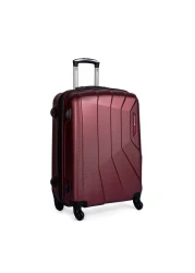 Carlton Padington 4 Wheel Hard Casing Medium Luggage Trolley 68cm Red