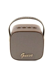 CG Mobile Guess Wireless Speaker with Handle, PU Leather, Bluetooth V5.3, 1200mAh Battery, Studio Quality Sound, AUX, TWS, TF Card, 4H Playtime, 112&plusmn;3 dB Sensitivity - Brown