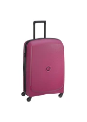 Delsey Belmont Plus 4 Wheel Hard Casing Cabin Trolley 55cm Raspberry