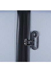 STARGOLD Hardside spinner ABS trolley luggage set of 4 pieces with number lock-Silver