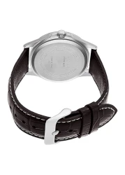 كاسيو - ساعة يد جلدية ، أنالوج ، للرجال (MTP 1381L -7A)