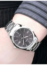 Casio - Men's Enticer Water Resistant Analog Watch- MTP-1302D-1A1VDF