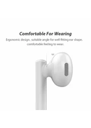 Huawei-Original Earphone AM115 Wired Half In-ear Headset 3.5mm Jack With Microphone Volume Control For P10 P20 Lite Mobile Phones Tablet Computer