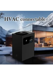 نظام موزع روائح 600 متر مكعب مع قفل ذكي - موزع روائح زيت عطري كهربائي للسينما والمكاتب والفنادق والمساحات الكبيرة - هادئ للغاية وأنيق