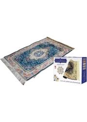 Comfortable Silk Prayer Rug Comfortable Prayer Rug Blue