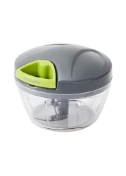 لوك آند لوك مفرمة يدوية مع 3 شفرات، رمادي 400 ملل