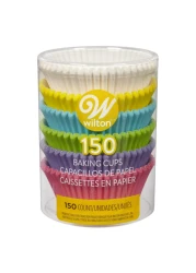 ويلتون أكواب خبز ملونة بألوان الباستيل متنوعة، 150 قطعة