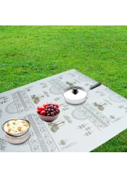 10KG Disposable Sofra Roll, Beautiful Sofra Table Sheet Rolls - Brown Arabian Coffee