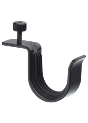 Curtain Rod Holder, Black