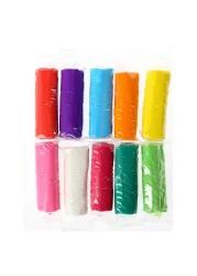 فابر كستال طين التشكيل مناسب للأطفال من عمر 3 سنوات فأكثر، وزن 500 غرام - متعدد الألوان.