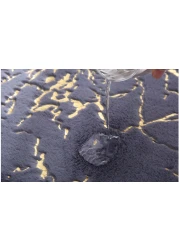 Super Soft Rabbit Fur Round Living Room Carpet With Water Proof Material And Anti Slip Bottom (Size 80CM)