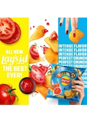 رقائق البطاطس بكاتشاب الطماطم من ليز 21 غ