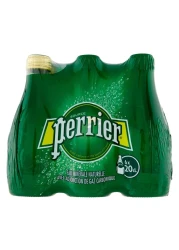 Perrier Sparkling Carbonated Mineral Water 200ml Pack of 6