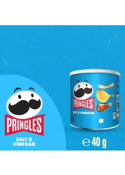 Pringles Salt and Vinegar Potato Chips, 40g