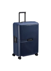 ديلسي باريس سيكيوريتيك ستون حقيبة سفر صلبة بـ 4 عجلات مزدوجة أزرق داكن 70 سم