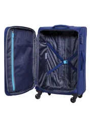 American Tourister Jamaica Spinner Luggage Soft Trolley Navy 58cm