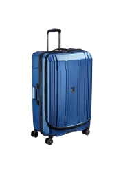 Delsey Cruise 4 Wheel Hard Casing Luggage Trolley Large 80cm Blue