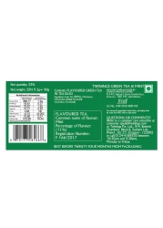 توينينغز أكياس شاي أخضر بالنعناع 25 كيس شاي