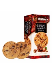 Walker's Chocolate Chunk and Hazelnut Biscuits, 150g