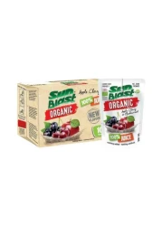 Sun Blast Organic No Added Sugar Apple Cherry And Blackcurrant Juice 200ml Pack of 10