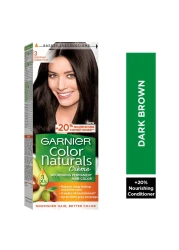 Garnier Colour Naturals Cream Nourishing Permanent Hair Colour 3 Dark Brown 110ml