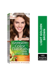 Garnier Colour Naturals Creme Nourishing Permanent Hair Colour 5.3 Light Golden Brown 110ml