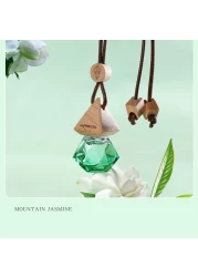 Mini Hanging Car Perfume Diffuser Bottle - Air Freshener for Cars &amp; Small Spaces, 10ml