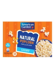 American Garden Gluten-Free Microwave Natural Lite Popcorn 3 Bags, 240g