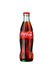 Coca-Cola Original Taste Carbonated Soft Drink Glass Bottle 290ml