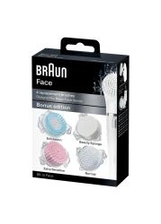 براون 4 فرشاة الإستبدال لأجهزة الوجه من براون SE80M - أبيض