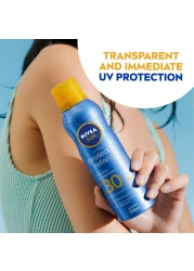 NIVEA SUN Spray Protect &amp; Refresh Water Resistant SPF 30 Spray 200ml