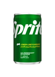 Sprite Regular Lemon Lime Flavoured Carbonated Soft Drink Can 150ml