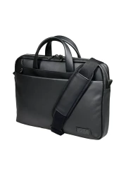 Port Designs Zurich Leather 14-15 Inches Laptop Bag Black
