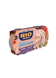 Rio Mare Salatuna Beans with Carrots Peppers and Olives, 160g Pack of 2