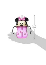The First Years Disney Minnie Mouse Straw Trainer Sippy Cup Pink