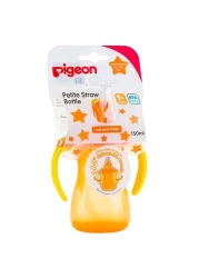 Pigeon Petite Straw Bottle 26151 Orange