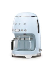 Smeg 50's Style Drip Filter Coffee Machine DCF02PBUK Blue 1050W