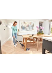 مكنسة كهربائية لاسلكية 2 في 1 14.4 فولت 28.8 واط من بلاك أند ديكر ، مكنسة يدوية مع قاعدة شحن ، اسود - SVA420B -B5