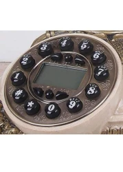 Vintage Retro Telephone with Rotary Dial Classic Antique-Style Landline Phone for Home &amp; Office Decor, Functional Old-Fashioned Desk Phone, Perfect Gift for Collectors &amp; Vintage Enthusiasts