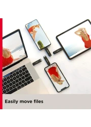 Sandisk 256GB Ixpand Flash Drive Luxe For Iphone And Usb Type-C Devices - Sdix70N-256G-Gn6Ne