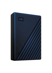 دابليو دي ماي باسبورت محرك الأقراص الصلبة الخارجي المحمول لجهاز ماك، سعة 5 تيرابايت، أزرق