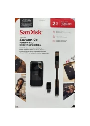 SanDisk NVMe Extreme Go Portable 2TB External SSD USB 3.2 Gen 2 USB-C