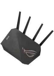 Asus Rog Strix Gs Ax5400 Dual Band Wifi 6 Gaming Router, Ps5 Compatible, Mobile Game Mode, VPN Fusion, Lifetime Free Internet Security, Instant Guard, Gear Accelerator, Gaming Port Black, 1 Pack